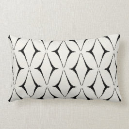 Almohada blanco y negro decorativa elegante