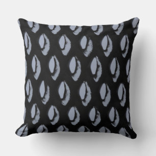 almohada boda de patrón azul claro.
