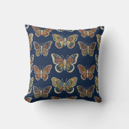 Almohada Bohemia Azul Marino para Decoración del H