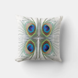 Almohada bohemia del marroquí de Boho de la pluma