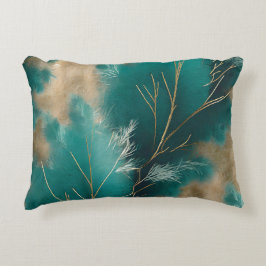 Almohada Boho Turquesa – Diseño de Decoración para