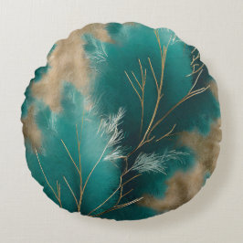 Almohada Boho Turquesa – Diseño de Decoración para