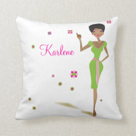 Almohada bonita real de los chicas