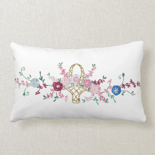 Almohada bordada vintage de MoJo del americano de