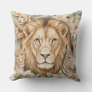 Almohada Botanical Safari León Enfermera Neutral