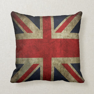 Almohada británica BRITÁNICA del cuadrado de la