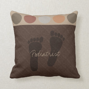Almohada Brown de la siesta del Podiatrist