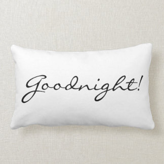 Almohada "buenas noches/de la buena mañana"