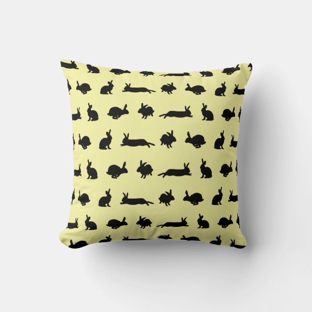 Almohada Bunny Frenzy (Amarillo Claro) (Anverso)