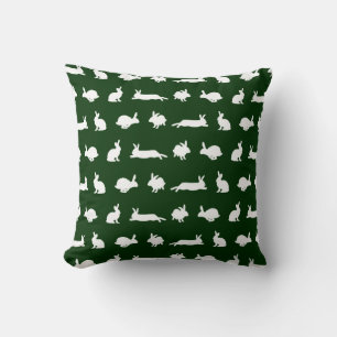 Almohada Bunny Frenzy (Verde Oscuro)