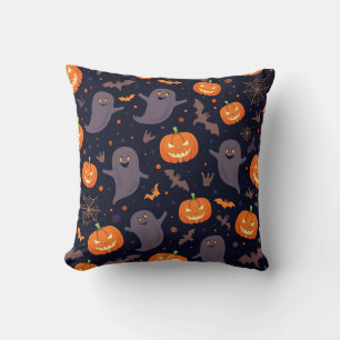 Almohada (calabazas talladas con motivos de Hallow