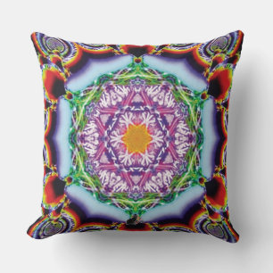 Almohada caleidoscopio al estilo de Zion