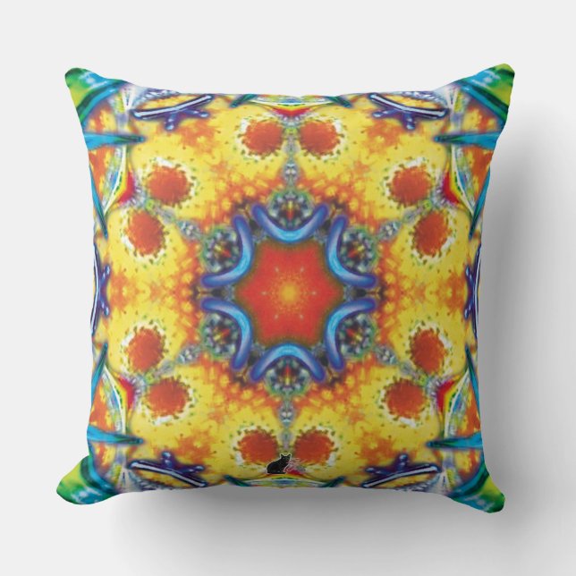 Almohada caleidoscopio BannaPuddin (Anverso)