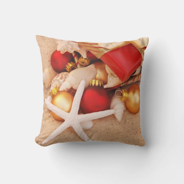 Almohada caliente del navidad del tiempo (Anverso)