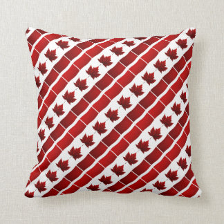 Almohada canadiense del recuerdo de la bandera de