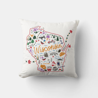 Almohada caprichosa de Wisconsin