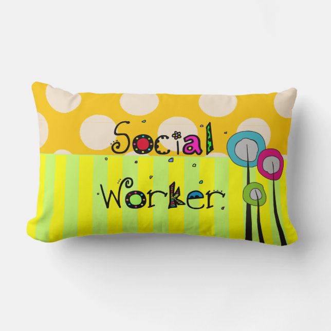 Almohada caprichosa del asistente social (Anverso)