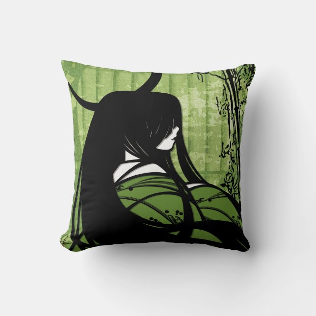 Almohada "capturada" del zen de SajuArt (Anverso)