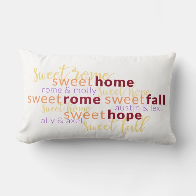 Almohada casera dulce (Anverso)