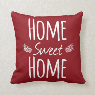 Almohada casera dulce casera de la tipografía