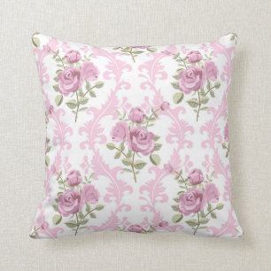 almohada casera floral de la decoración del