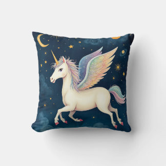 Almohada celeste unicornio
