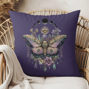 Almohada Celestial Moth Moon Phases