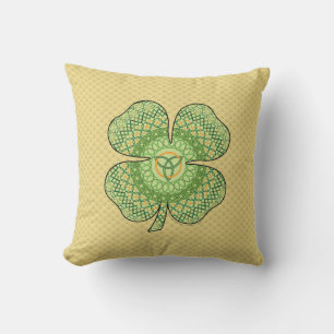 Almohada Celta De Shamrock