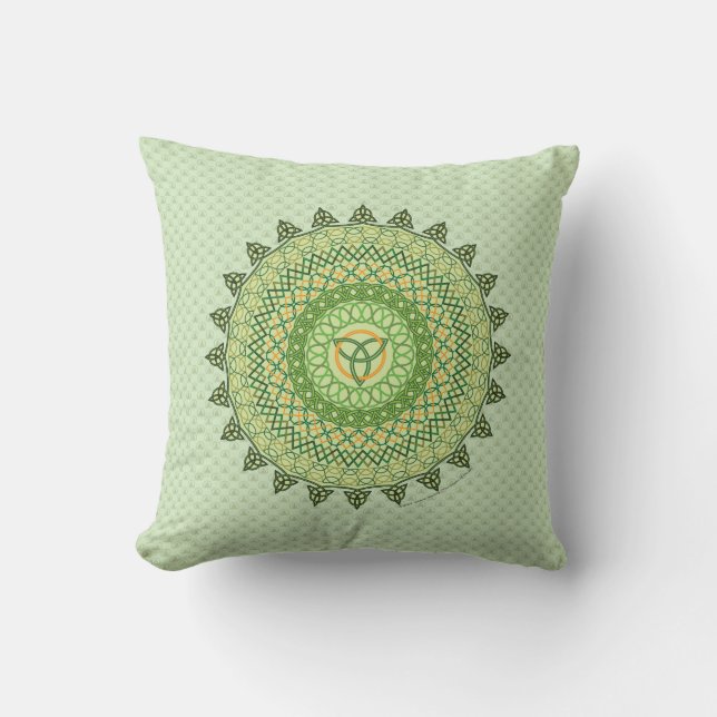 Almohada céltica del día de San Patricio (Anverso)