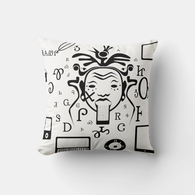 almohada cherokee del ᏣᎳᎩᎠᏈᏍᏙ (Anverso)