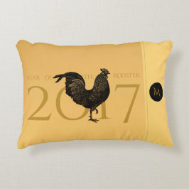 Almohada china del Año Nuevo 2017 del gallo