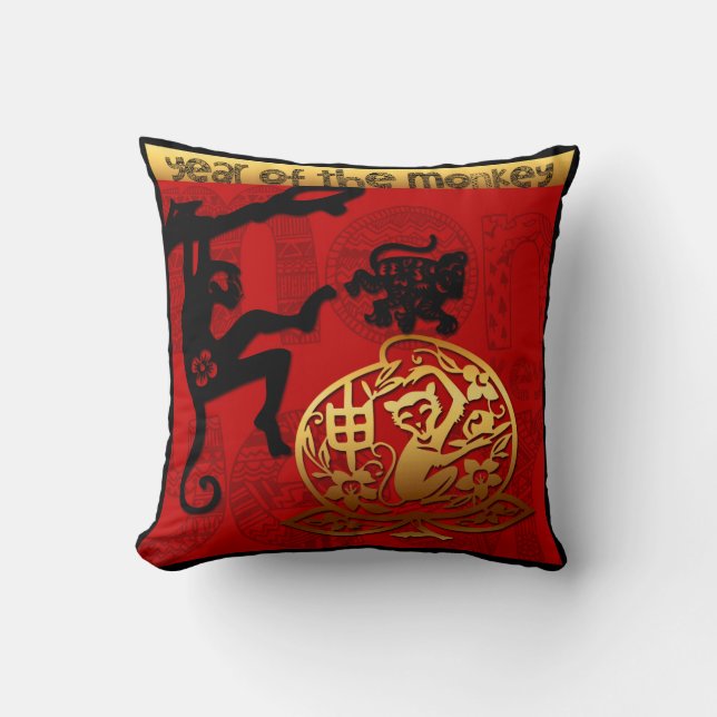 Almohada china del cumpleaños del zodiaco del año (Anverso)