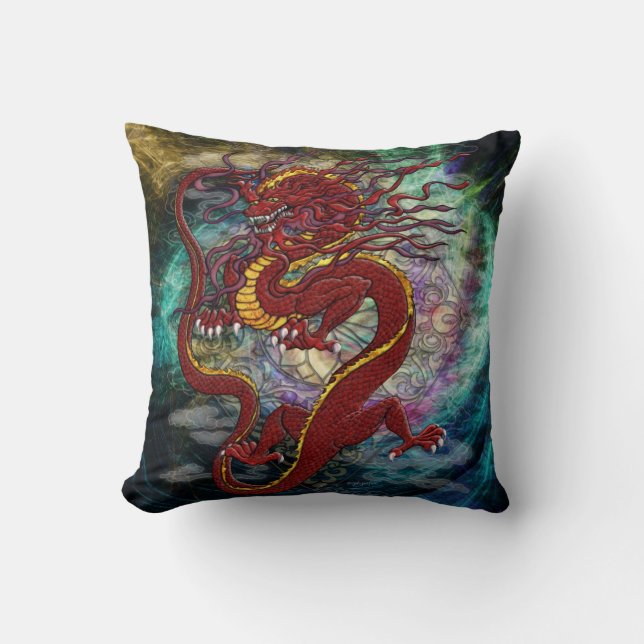 Almohada china del dragón (Anverso)