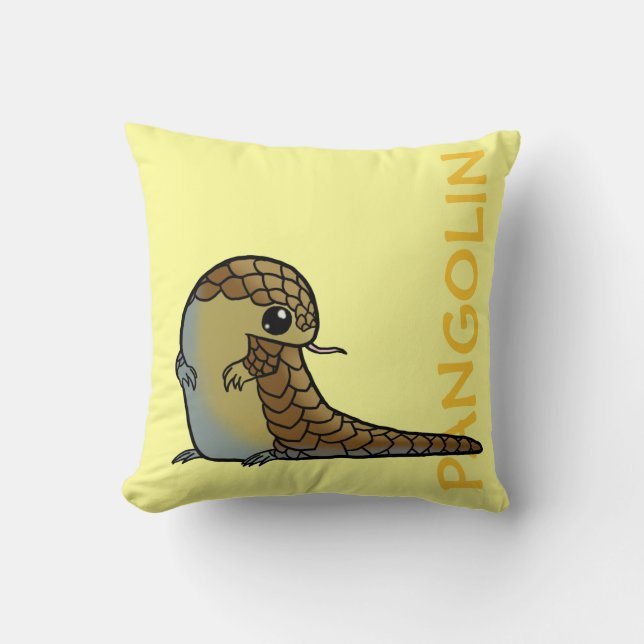 Almohada china del Pangolin (Anverso)