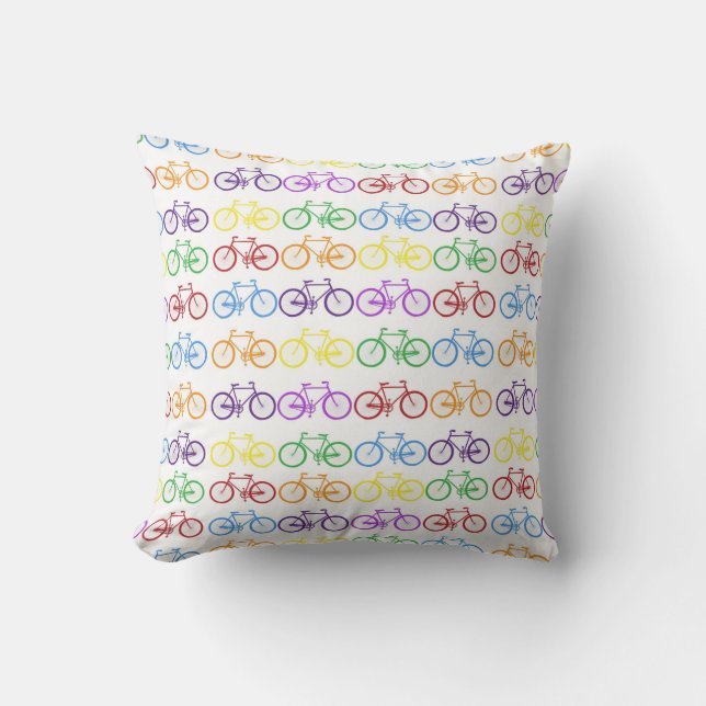 Almohada ciclista arco iris (Anverso)