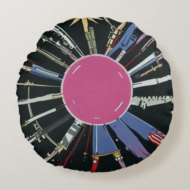 almohada circular (Anverso)