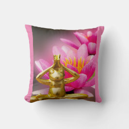 Almohada Cita Rana Floreciendo BuddhaToday V3 #2