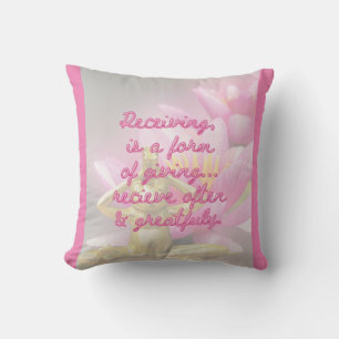 Almohada Cita Rana Floreciendo BuddhaToday V3 #3