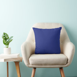 Almohada clásica de acento azul oscuro