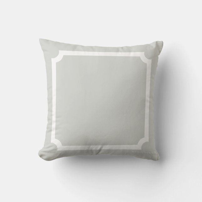 Almohada clásica de la frontera en (Anverso)