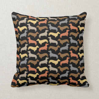 Almohada clásica de la silueta del Dachshund