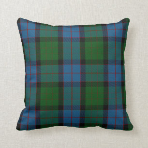 Almohada clásica de la tela escocesa de tartán de