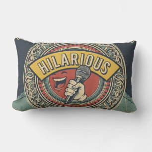 Almohada Clásica de Micrófono Lanzado Divertida