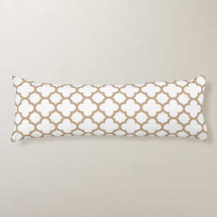 Almohada clásica del cuerpo de Quatrefoil -
