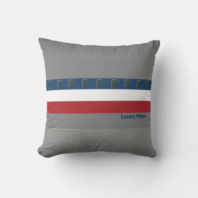 Almohada clásica del lujo de la línea aérea (Anverso)