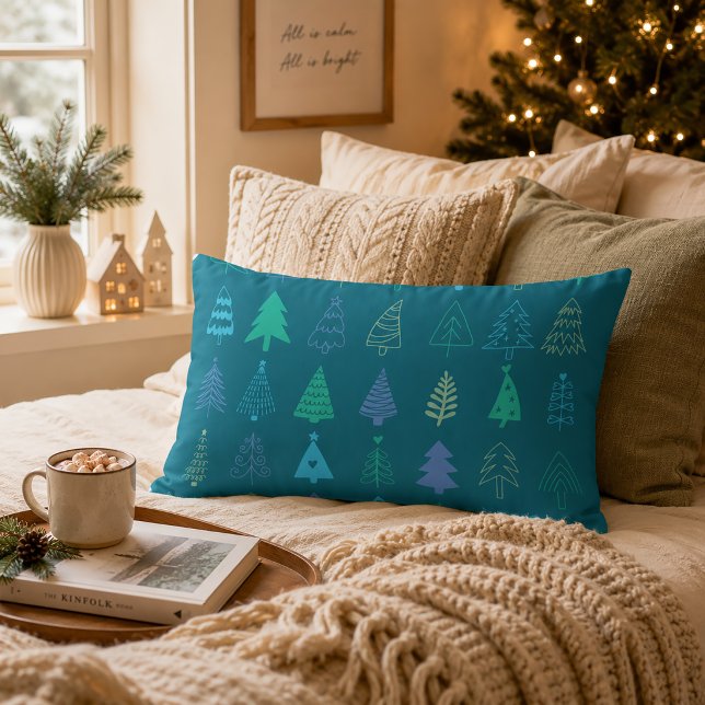 Almohada clásica elegante de Navidad (Cozy Corners for the Holiday Season)