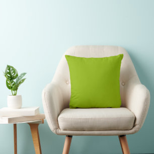 Almohada Clásica Verde Manzana – 16” Cuadrada
