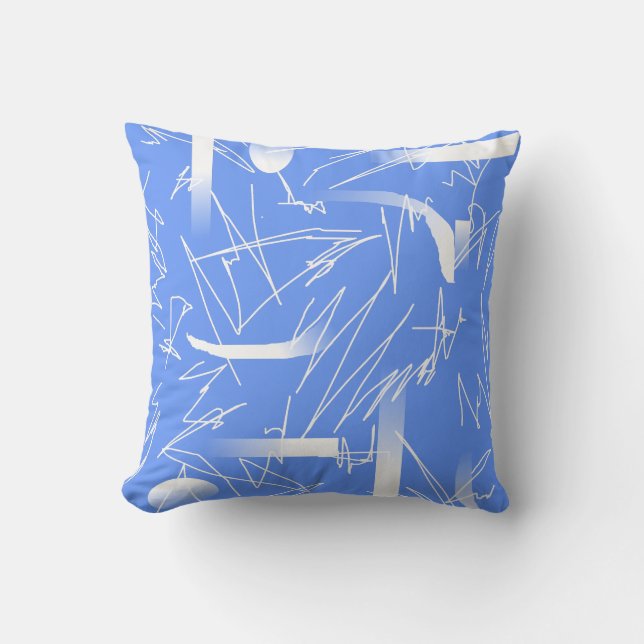 Almohada Cojín con Patrón de Dibujos de Arte Abstr (Anverso)
