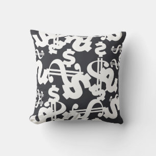 Almohada Cojín Con Patrón De Dólar Dinero
