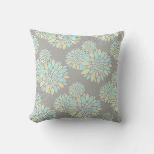 Almohada Cojín con Patrón de Flores de Pétalos Pas